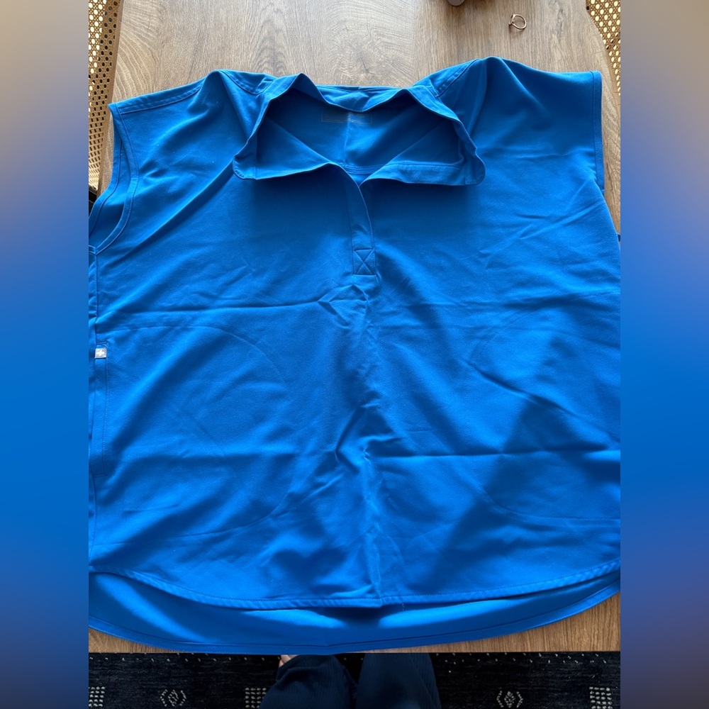 Figs Technical Collection Blue Top